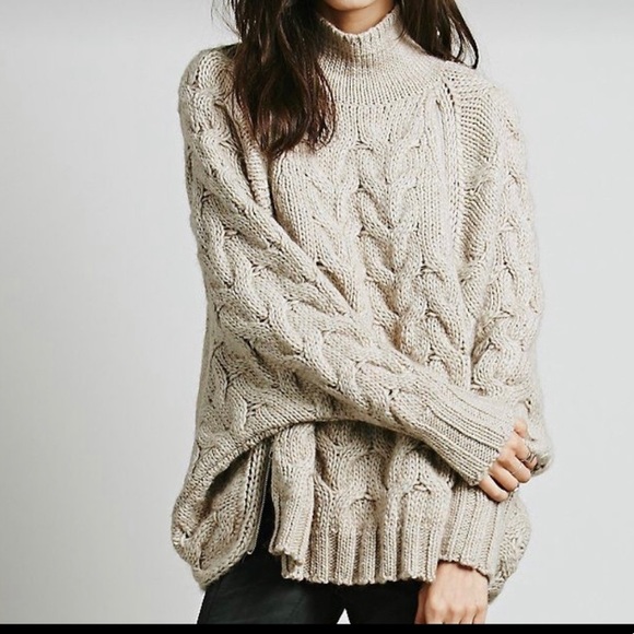 Free People Sweaters - Free People Wool Alpaca Blend Chunky Dolman Sweater